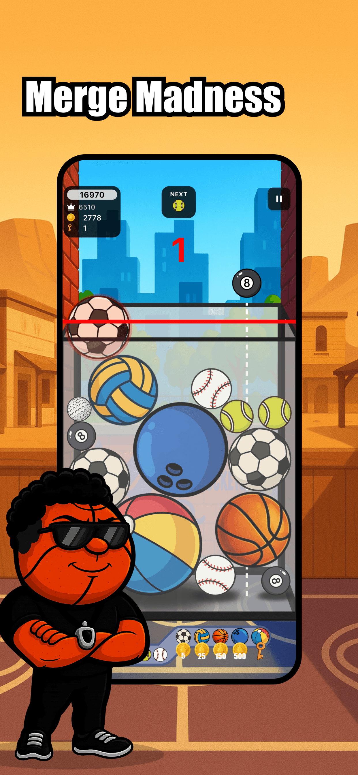 MergeBuckets screenshot 1